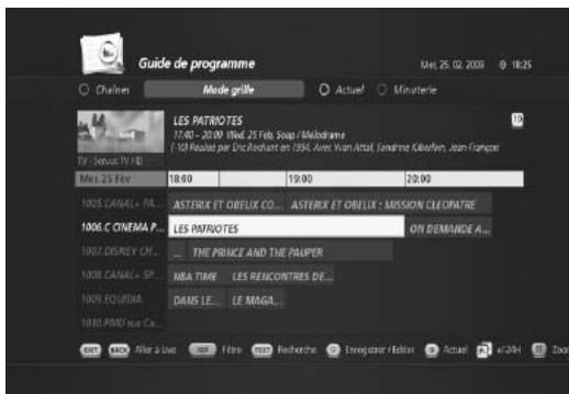 HUMAX TN7000HD TNTSAT - Guide des programmes - 2