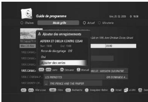 HUMAX TN7000HD TNTSAT - Fonctions PVR - 2