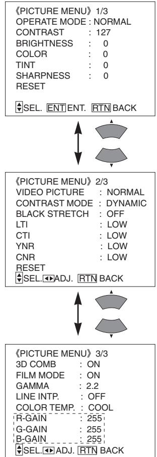 HITACHI 42PMA400E - PICTURE MENU - 2