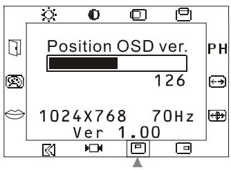HITACHI CML152XW - OSD Position Horizontale - 1