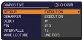 HITACHI CP-X4011N - Utilisation du menu dans l'écran,Thumbsail - 8