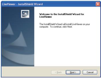 HITACHI CP-X4011N - Installation de "LiveViewer" - 2