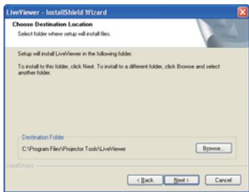 HITACHI CP-X4011N - Installation de "Viewer" (suite) - 2