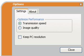 HITACHI CP-X4011N - Fenêtre Options - 1