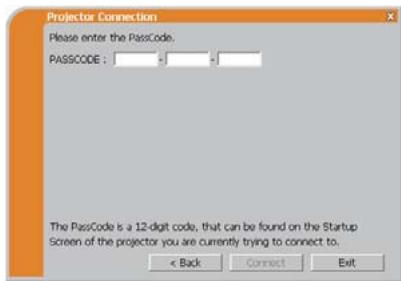 HITACHI CP-X4011N - Tapez le Passcode - 1