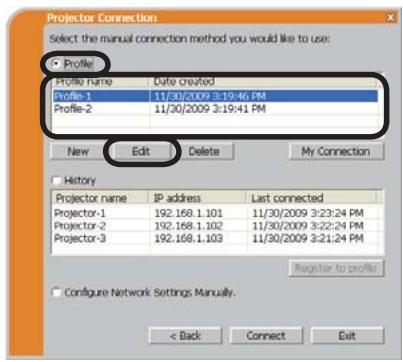 HITACHI CP-X5021N - Editor des données Profil - 1