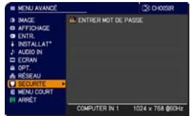 HITACHI CP-X5021N - Si vous avez oublié votre mot de passer - 1