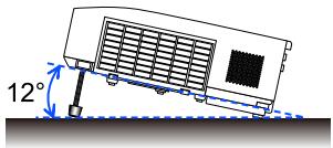 HITACHI CP-X5021N - Régler l'élevateur du projecteur - 1