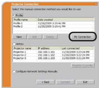 HITACHI CP-X5021N - Enregister Ma Connexion - 1