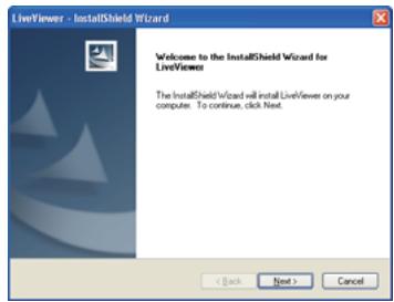 HITACHI CP-X5021N - Installation de "LiveViewer" - 2