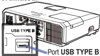 HITACHI CP-X5021N - Utiliser la télécommande en tant que souris et clavier d'ordinateur - 1