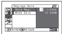 HITACHI DZ-GX3100A - Réglage de la date et de l'heure - 2