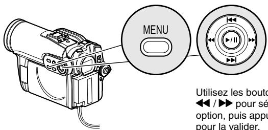 HITACHI DZ-GX3100A - Réglage de la date et de l'heure - 1