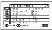 HITACHI DZ-GX3100A - Réglages Caméra - 1
