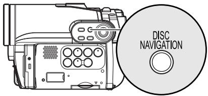 HITACHI DZ-GX3100A - Appuyer sur le bouton DISC NAVIGATION. - 1