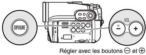HITACHI DZ-GX3100A - Réglage de la luminosité de l'image à enregistrer (Exposition) - 2