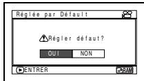 HITACHI DZ-GX3100A - RÉTABILISSEMENT DES RÉGLAGES PAR DÉFAUT DU MENU (RÉGL DÉFAUT) - 2