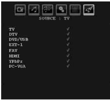 HITACHI L22DP03 - Sélection des sources externes - 1