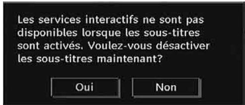 HITACHI L22DP03 - Affichage des sous-titres - 1