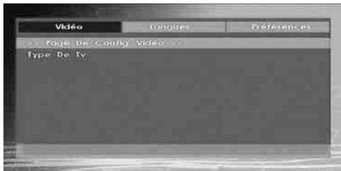 HITACHI L22DP03 - RUBRIQUES DU MENU DVD PAGE DE CONFIGURATION VIDÉO - 1