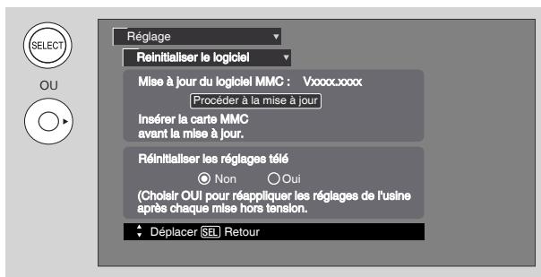 HITACHI P50S601 - Réinitialiser le logiciel - 4