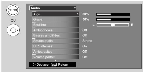 HITACHI P50S601 - Audio - 2