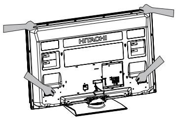 HITACHI P50S601 - Précautions à observer lorsque vous déplacez l'appareil - 1