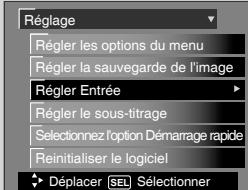 HITACHI P50S601 - Régler entrée - 2