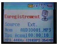 D-JIX 350 - Débuter l'enregistrement / terminer l'enregistrement. - 2