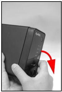 ZYXEL NSA310 - Installar hardsdiskenheter - 2
