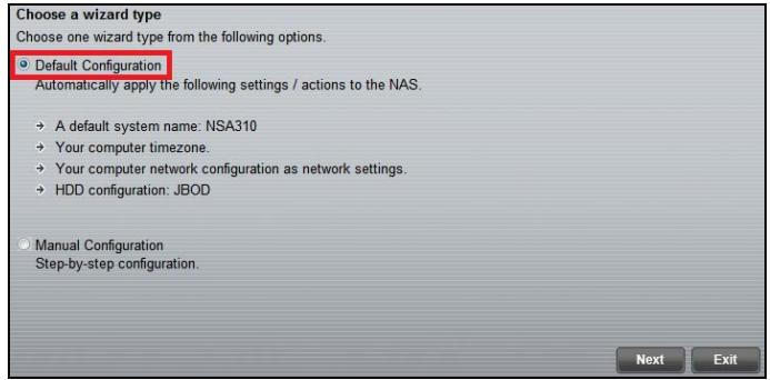 ZYXEL NSA310 - NSA Inizializzazione - 5