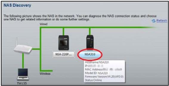 ZYXEL NSA310 - Inicialización del NSA - 1