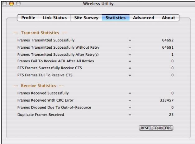 ZYXEL NWD-210N - The Statistics Screen - 1