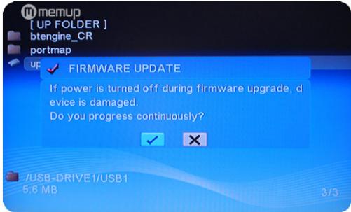 MEMUP MEDIA DISK TWX - Mise à niveau du firmware - 1