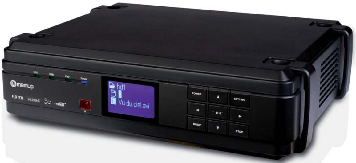 MEMUP MEDIADISK MX HD - Manuel d'utilisation - 1