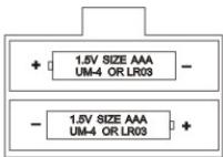 LEXIBOOK CG2400 - Installation des piles : - 1