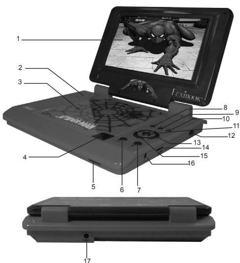 LEXIBOOK DVDP1SP - Description du Lecteur DVD Portable - 1