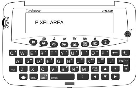 LEXIBOOK HTL400 - Clavier et symboles écran - 1