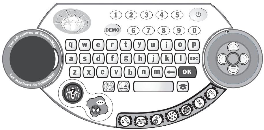 LEXIBOOK JC270SPI1 - Le clavier - 1