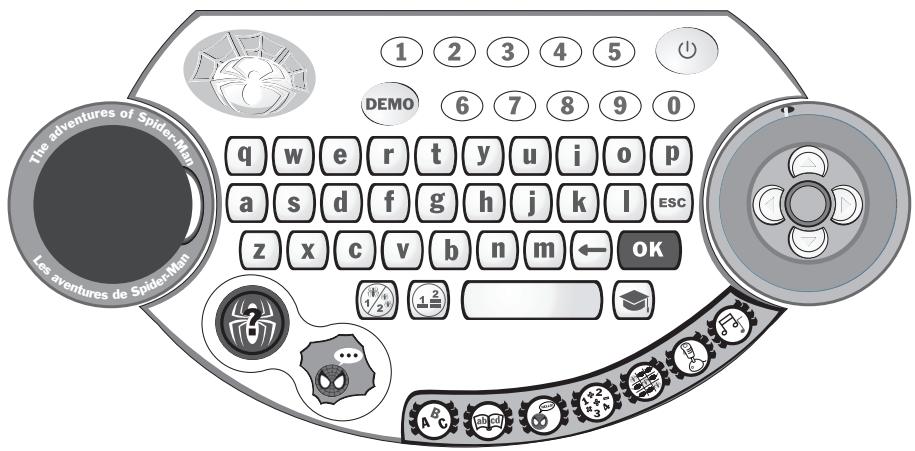 LEXIBOOK JC270SPI1 - Keyboard description - 1