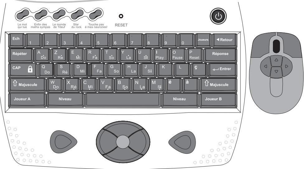 LEXIBOOK JC45FR - DECOUVERTE DU CLAVIER - 1
