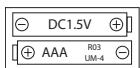 LEXIBOOK TSR50 - So setzen Sie die Batterien ein - 1