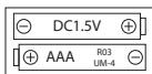 LEXIBOOK TSR50 - Colocacao das pilhas - 1
