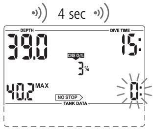 SCUBAPRO-UWATEC SMART TEC - Données concernant les paliers - 3