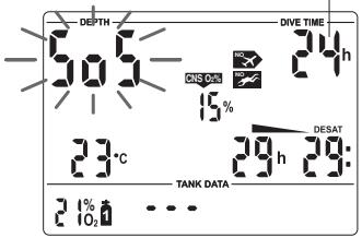 SCUBAPRO-UWATEC SMART TEC - Mode SOS - 1