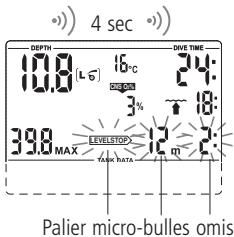 SCUBAPRO-UWATEC SMART Z - Le palier micro-bulles - 2