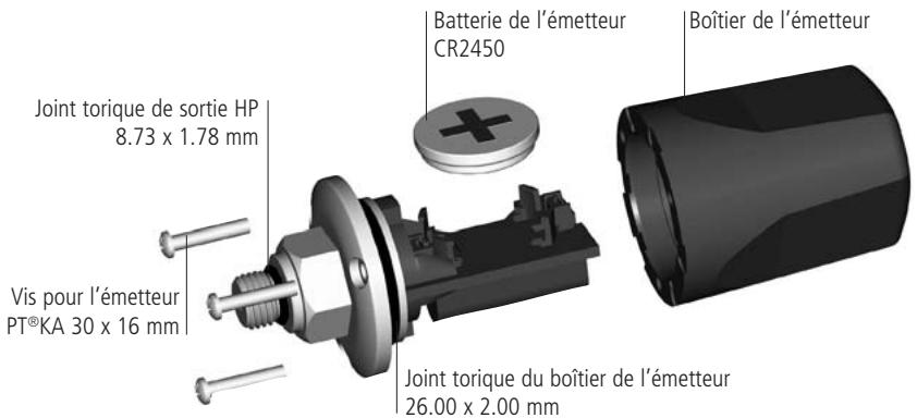 SCUBAPRO-UWATEC SMART Z - Remplacement de la batterie de l'émetteur - 3