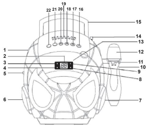 LEXIBOOK K11SP - EMPLACEMENT DES TOUCHES - 1