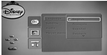 LEXIBOOK P7100PDE - LANGUAGE SETUP - 1