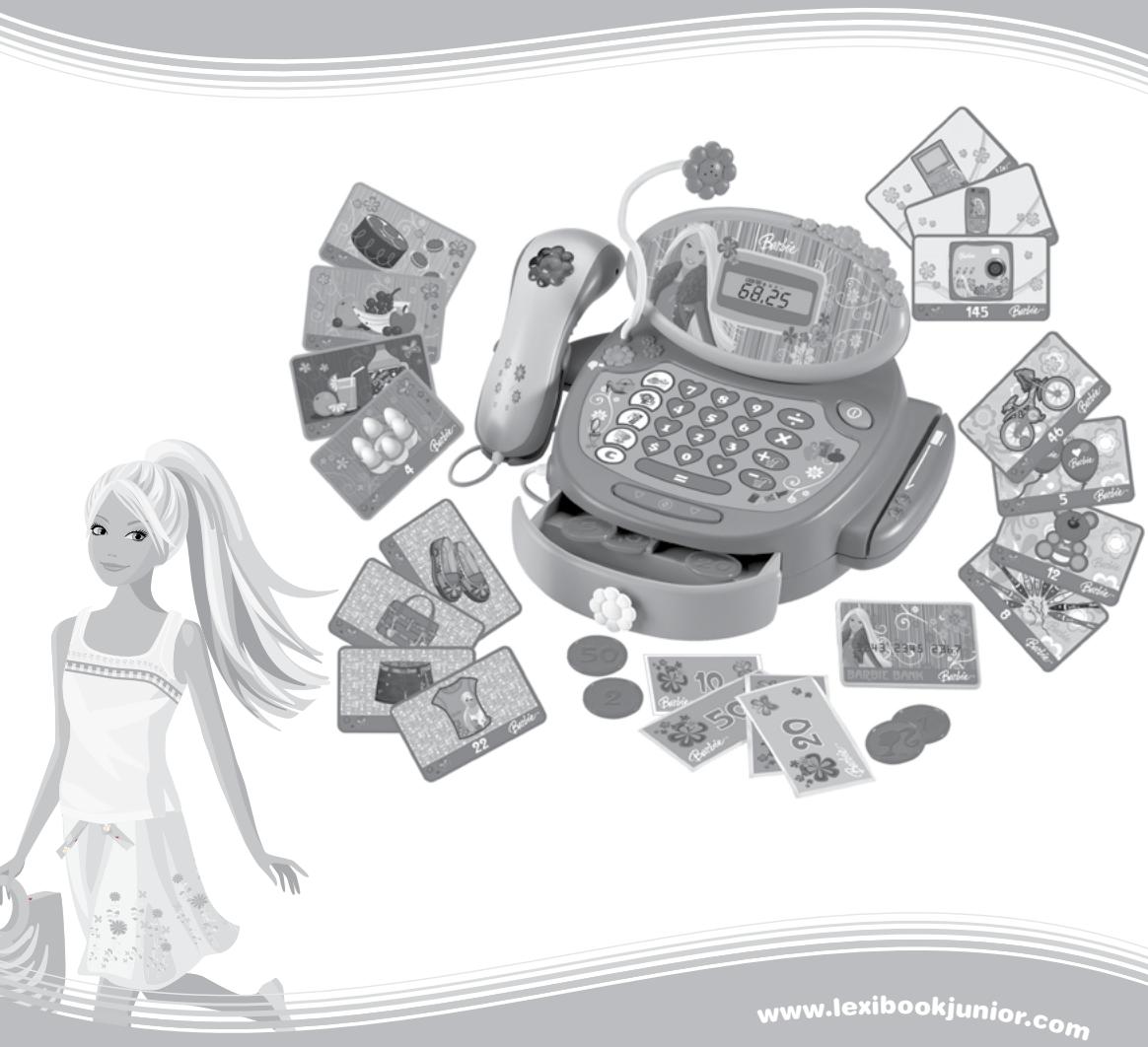 LEXIBOOK RPB1000 - La caisse enregistreuse “fashion” Barbie Barbie Fashion cash register - 1